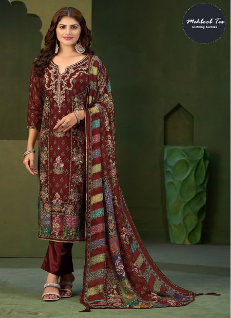 Mehboob Tex 1726 Viscose Maslin Pakistani Salwar Suit Wholesale Shop In Surat
